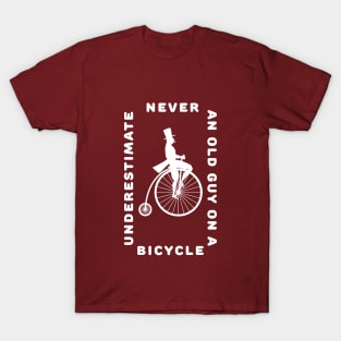 Old guy on a bicycle T-Shirt